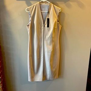 Brand New- T Tahari- tan dress- size 12- beautiful pc.